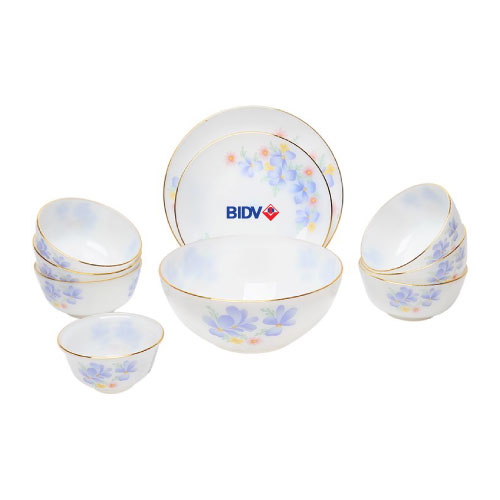 Bộ Bàn Ăn Thủy Tinh 07