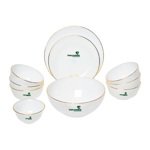 Bộ Bàn Ăn Thủy Tinh 09