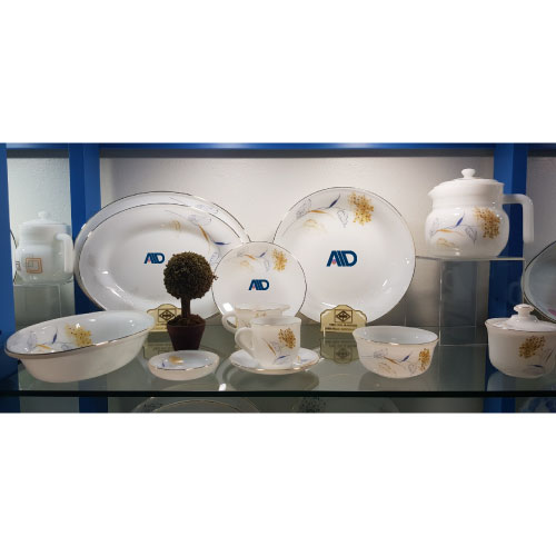 Bộ Bàn Ăn Thủy Tinh 12