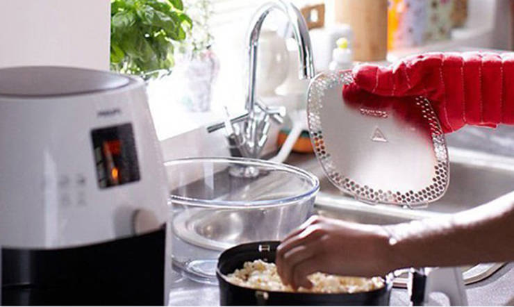 Khử mùi hôi nồi chiên không dầu từ nguyên liệu nhà bếp